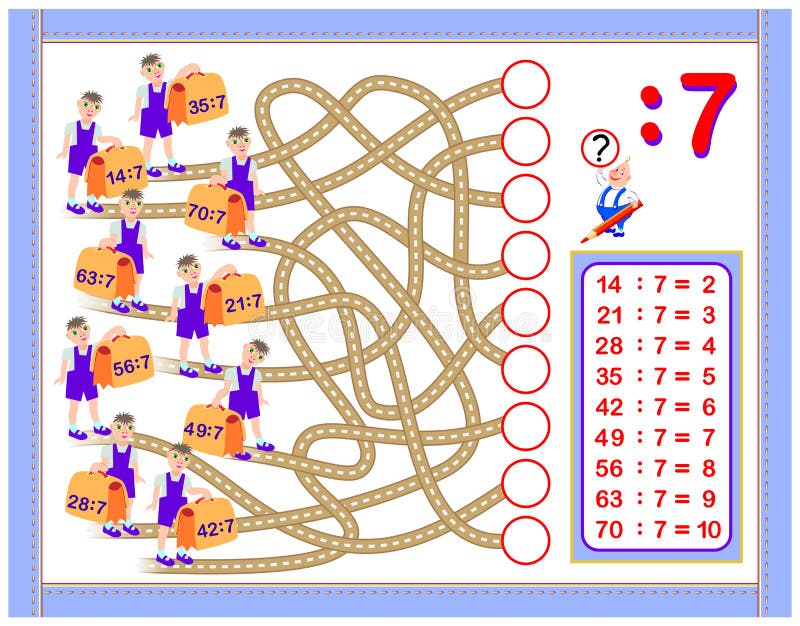 Educação Matemática Para Crianças Resolva Exemplos Escreva Números Dos  Lugares imagem vetorial de Nataljacernecka© 429954156