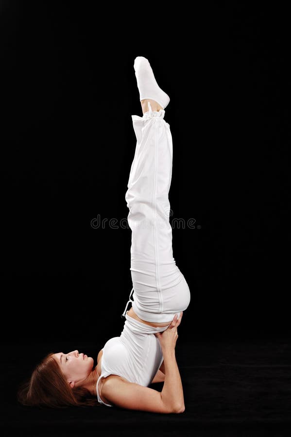 Exercice de Pilates photos stock