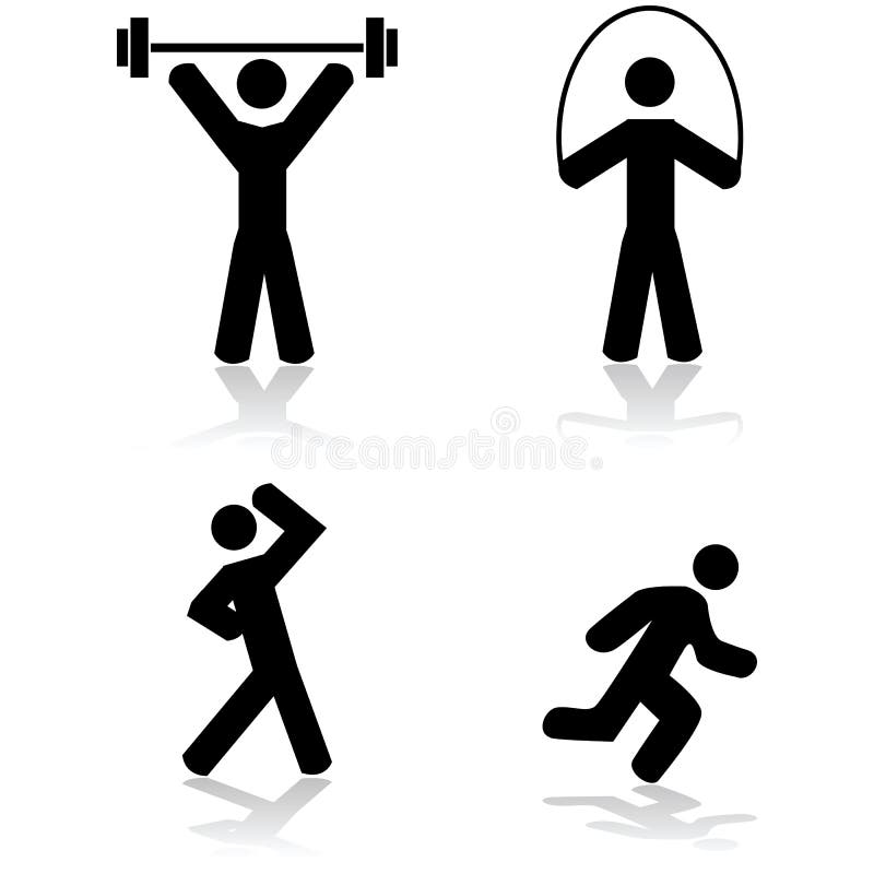 Exercise icons.