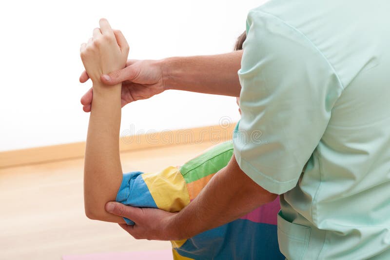 Exercising left arm stock photo. Image of pain, athletic 34995400