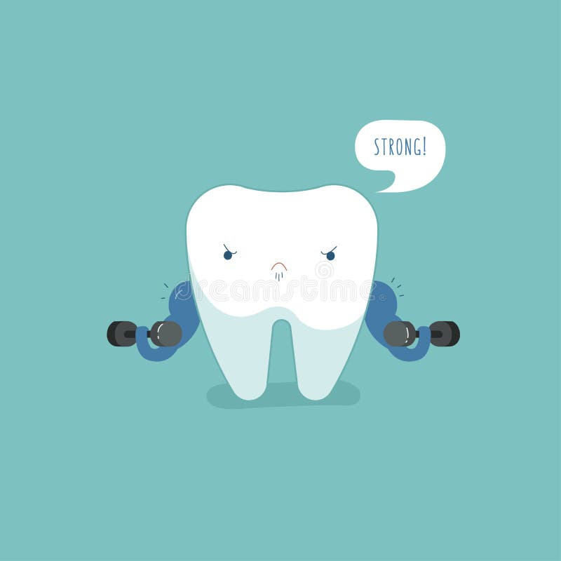 Exercício do dente para bom dental saudável