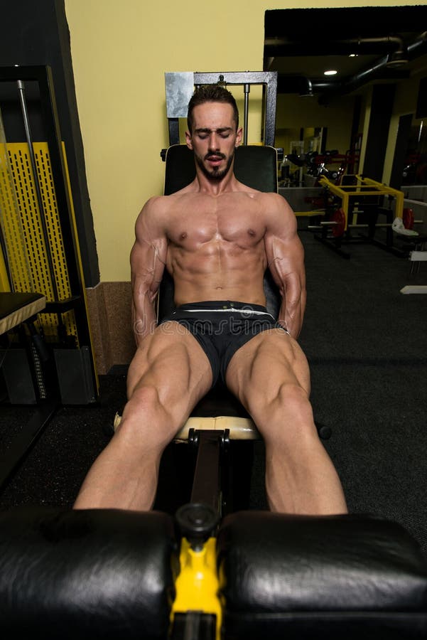 Exercícios do quadríceps foto de stock royalty free