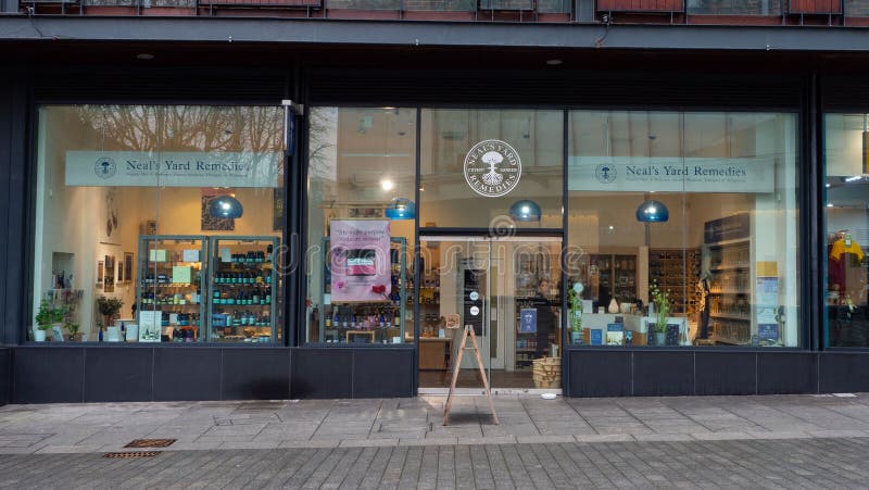 exeter devon uk january neal s yard remedies shop front bedford street princesshay windows display products sale exeter 179828065