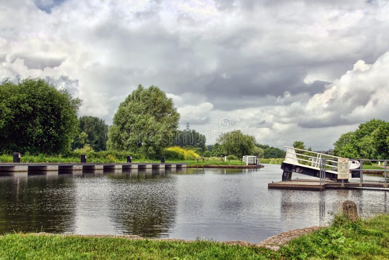 Exeter Ship Canal stock photo. Image of landscape, westcountry - 41550912