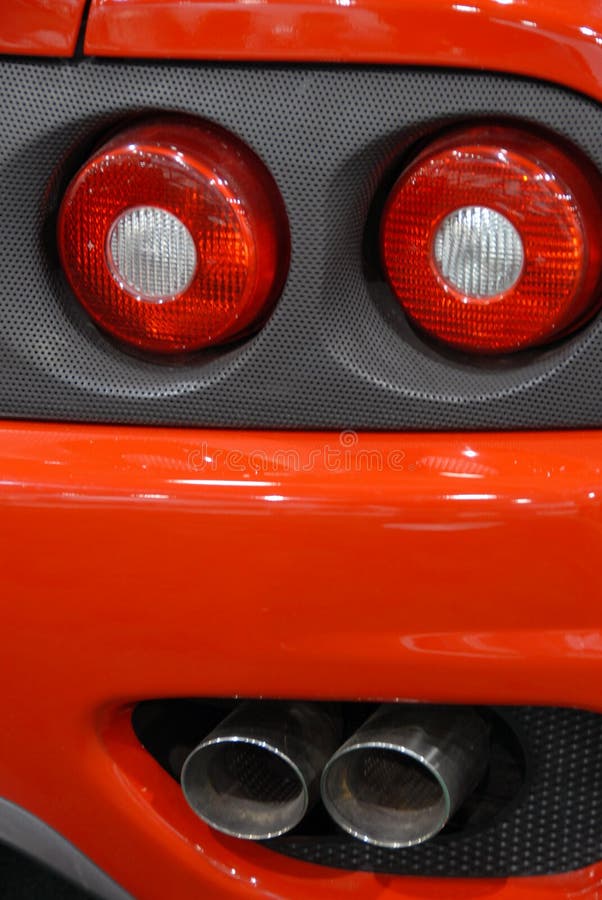 Exhaust and brake stock photo. Image of automobile, shiny 2355130