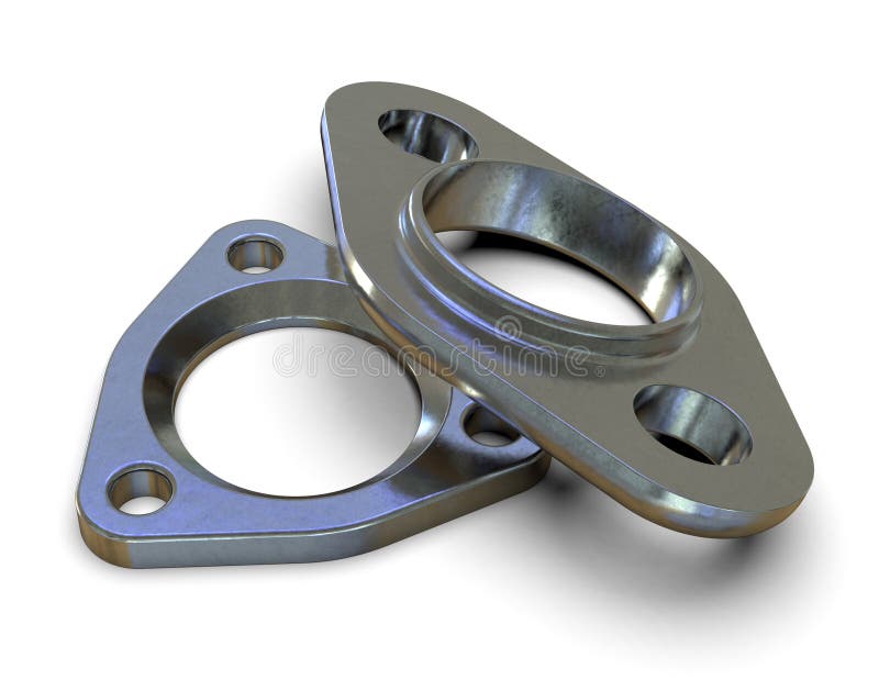 Exhaust flange gaskets stock image. Image of flange 200838821