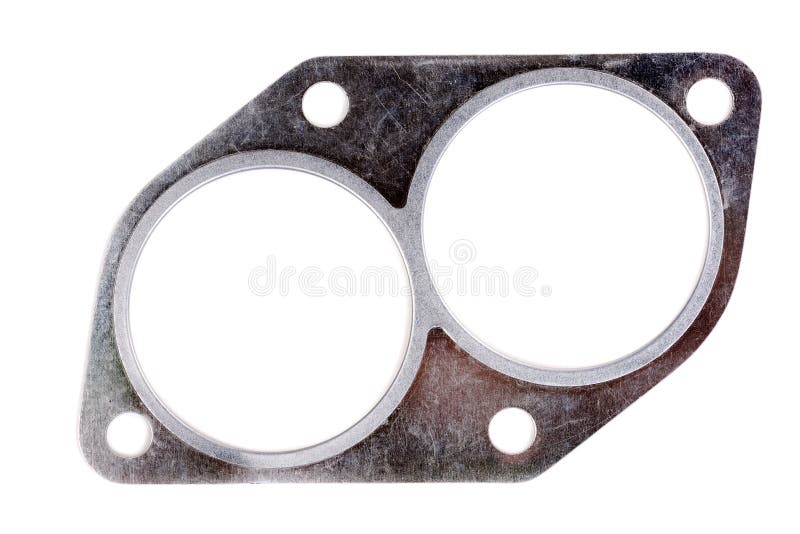 Exhaust Manifold Gasket for an Automobile Stock Image Image of engine