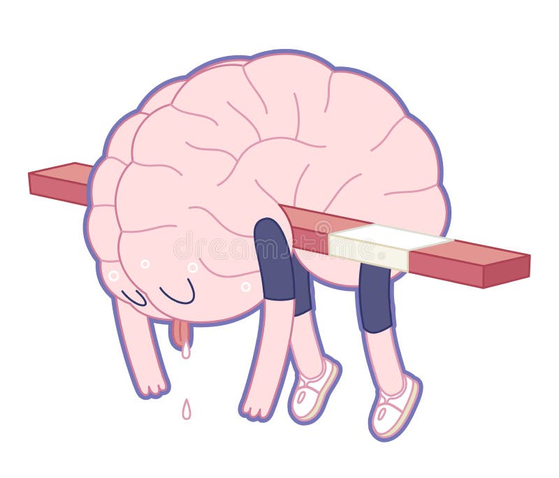 Tired Brain Cartoon Stock Illustrations – 254 Tired Brain Cartoon ...