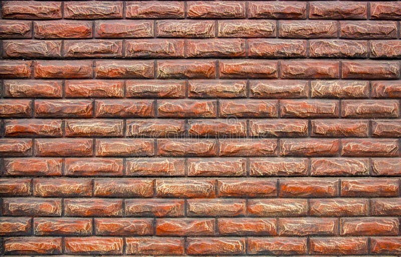 Exhibition Fence Sample from Decorative Concrete Blocks Stock Photo