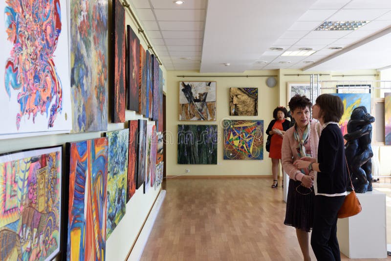 Exhibition of modern art stock photo Exhibition of modern art stock photo