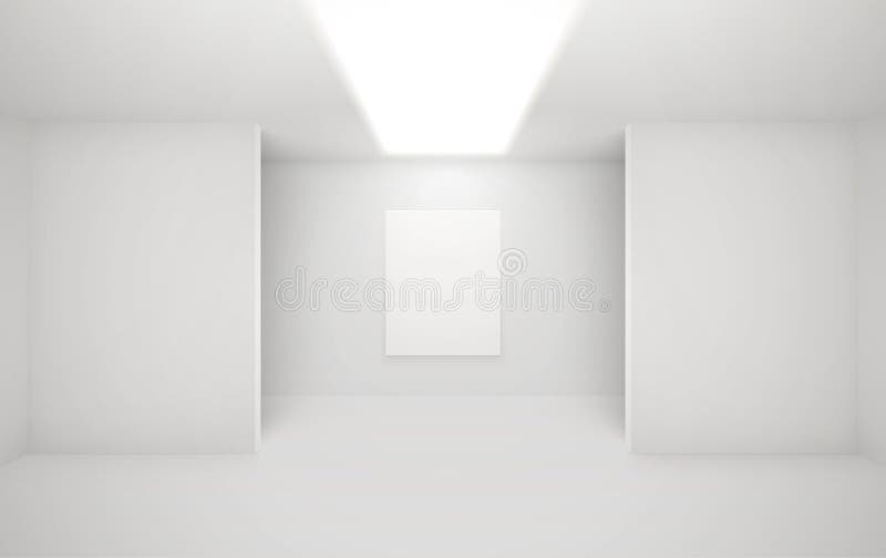 Download Exhibition studio mockup. stock vector. Illustration of ...