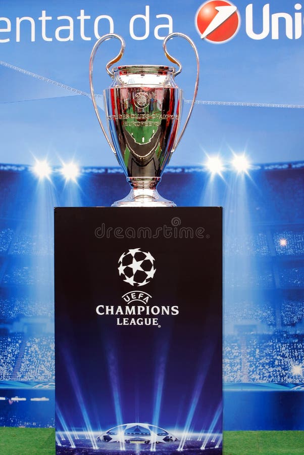 Uefa Champions League Trophy Coupe Des Stock Photo 1517530190