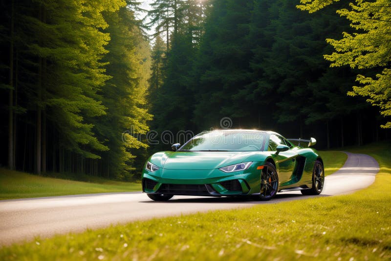 The Exhilarating World of Sports Cars. Exploring the Limits of Sports Car Engineering. Generative AI vector illustration