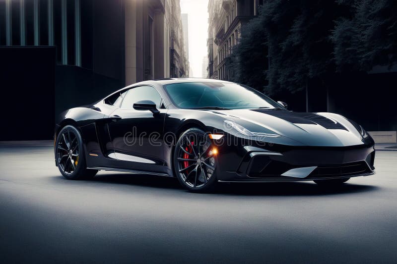 The Exhilarating World of Sports Cars. Exploring the Limits of Sports Car Engineering. Generative AI stock illustration