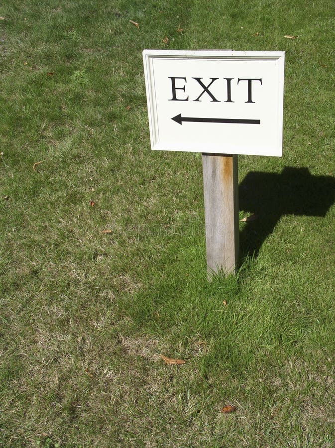 Sign at English country house. Exit signage stock images, royalty-free photos and pictures