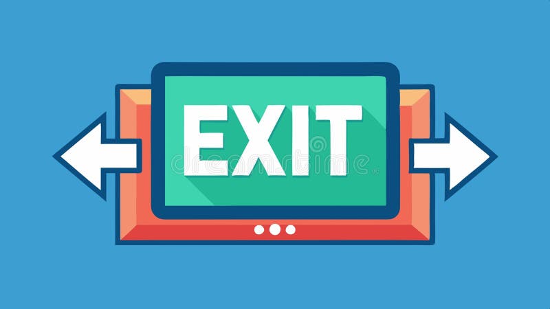 Exit Button, Application Exit, Program Termination, User Interface Icon ...
