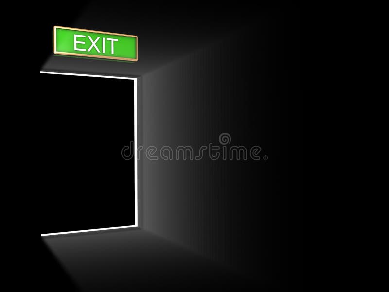 Exit door