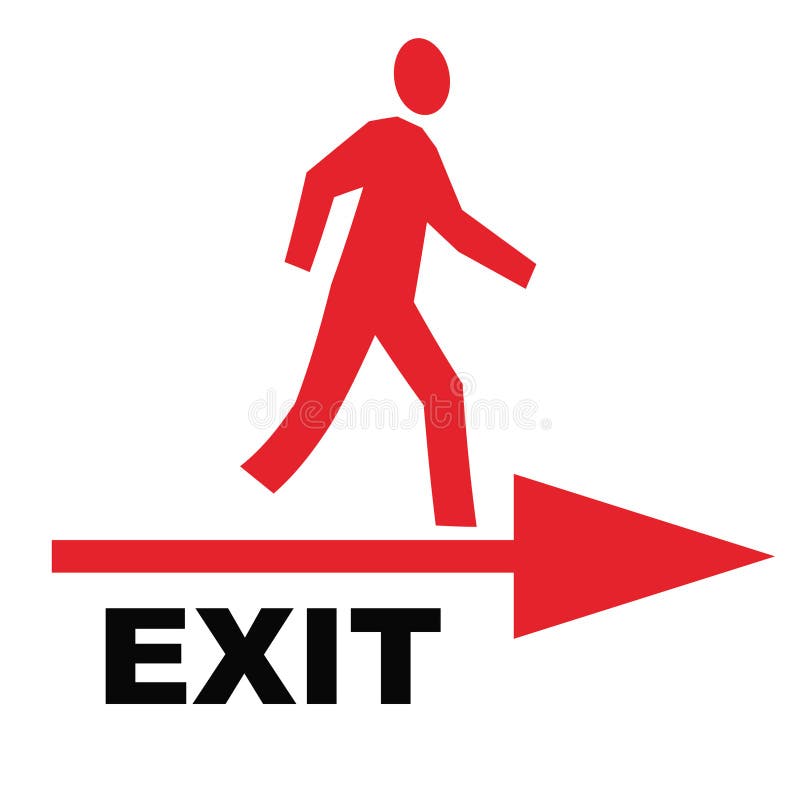 Exit sign