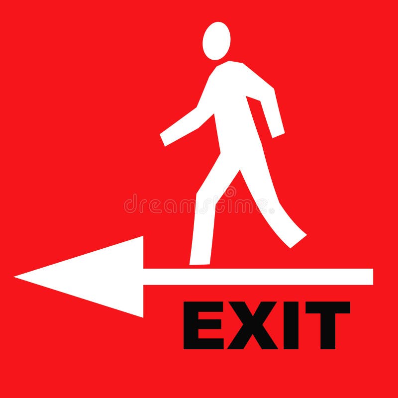 Exit sign