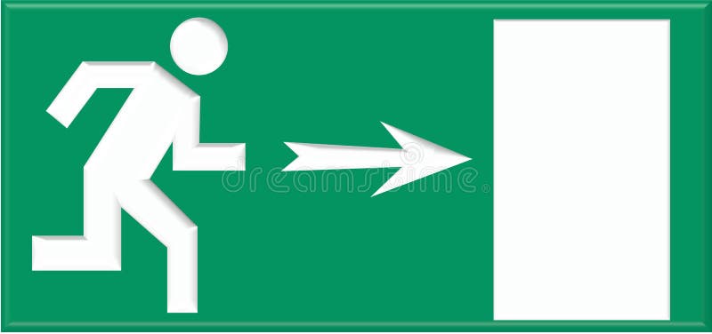 Exit sign