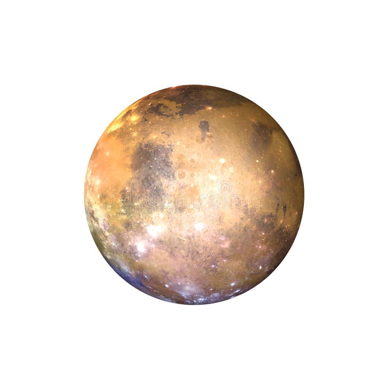Exoplanet dourado, o planeta estrangeiro 3D rende ilustração stock Exoplanet dourado, o planeta estrangeiro 3D rende ilustração stock