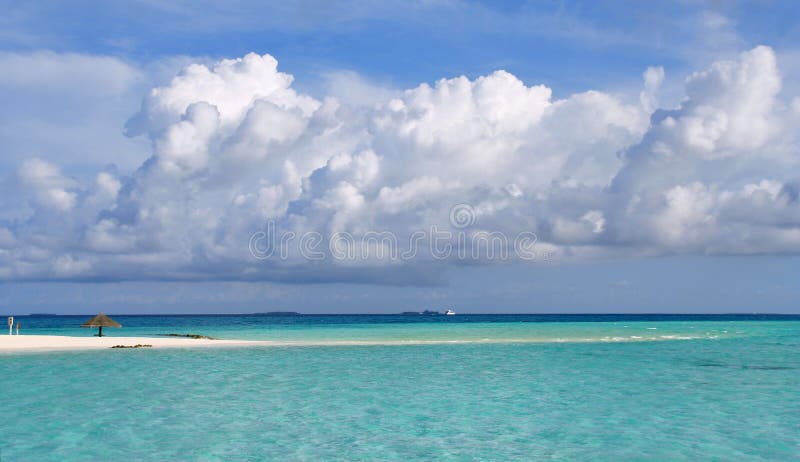 Exotic Beach in Maldives