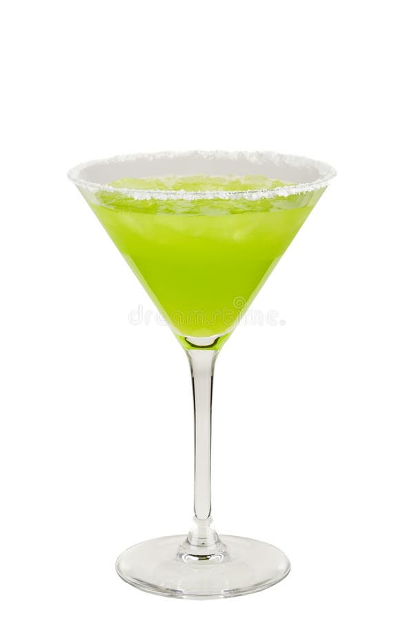 Exotic green cocktail