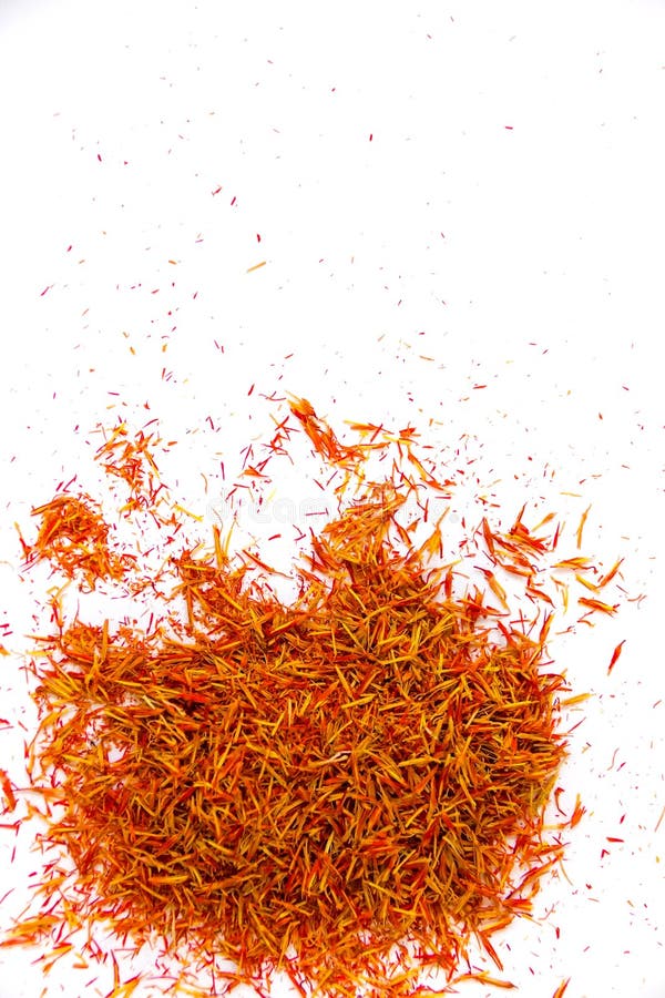 Exotic Red Hot Spice, Saffron For Coloring Food. Background. . Dried