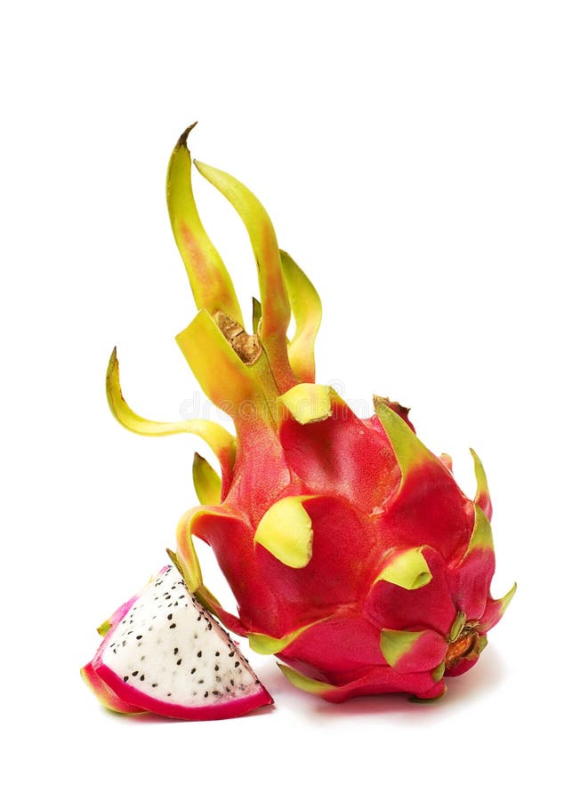 Exotic Thai Fruit. Dragon fruit - Geow Mangon.