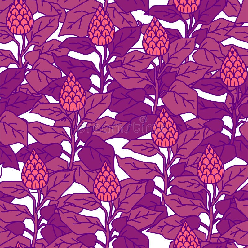 Exotic tropical seamless vector pattern. Abstract trendy background. vector illustration Exotic tropical seamless vector pattern. Abstract trendy background. vector illustration