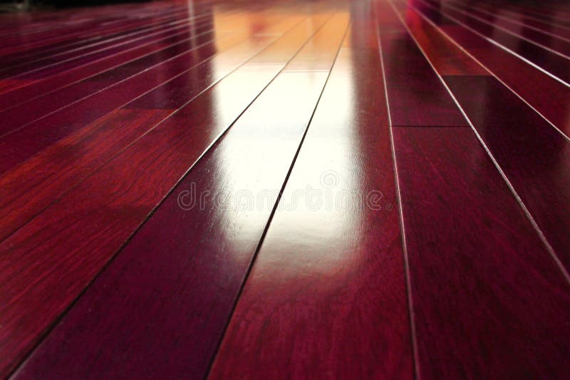 Exotic wooden floor