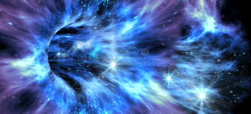 Exotic wormhole formation royalty free illustration Exotic wormhole formation royalty free illustration