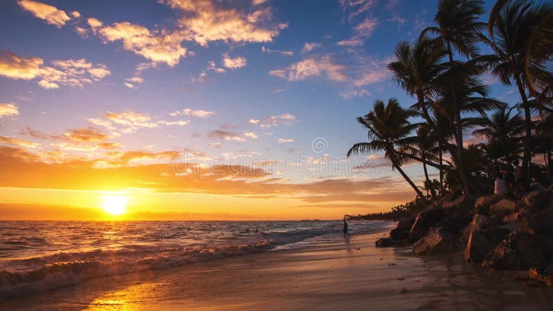 Exotisch Strand in Dominicaanse Republiek, puntacana