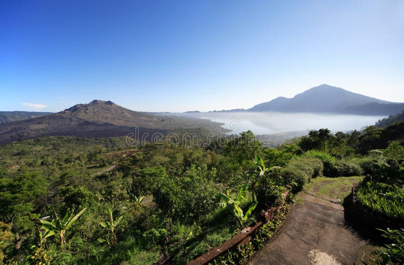 Exotische indonesische Landschaft stockbilder Exotische indonesische Landschaft stockbilder