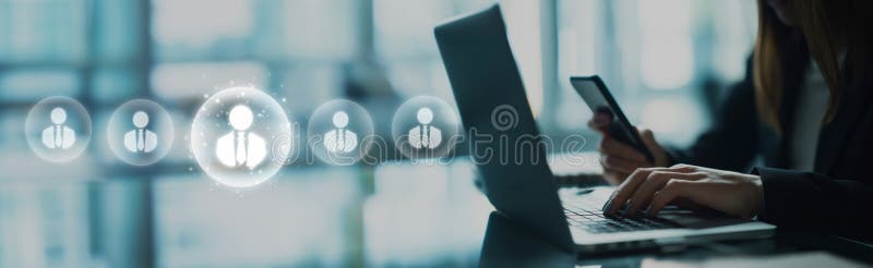 Expanding Opportunities People Networking for Business Success EIDE stock images
