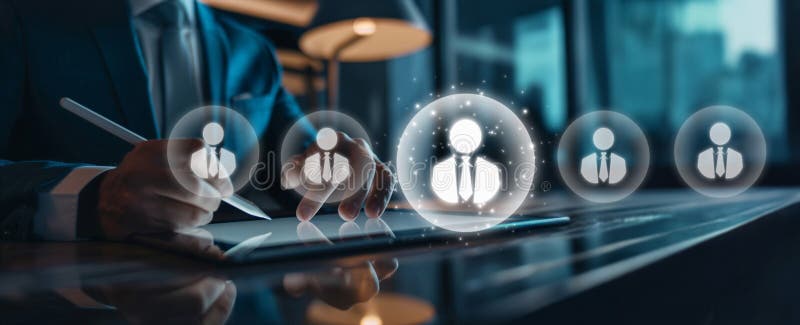 Expanding Opportunities People Networking for Business Success EIDE stock illustration