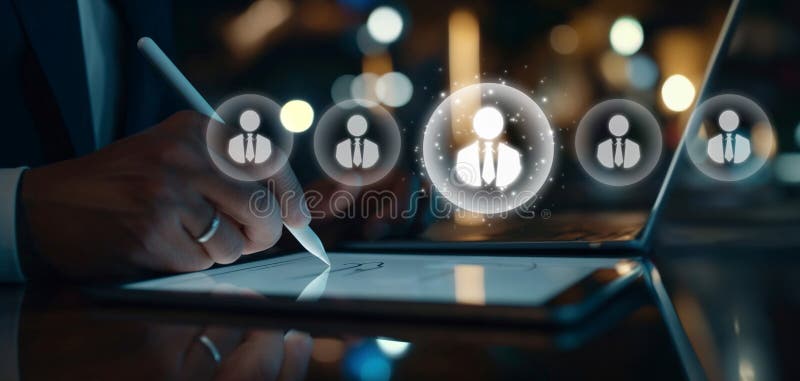 Expanding Opportunities People Networking for Business Success EIDE stock illustration