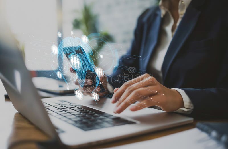 Expanding Opportunities People Networking for Business Success EIDE royalty free stock photography