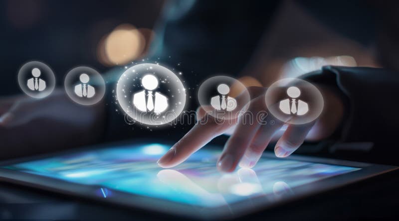 Expanding Opportunities People Networking for Business Success EIDE royalty free stock images