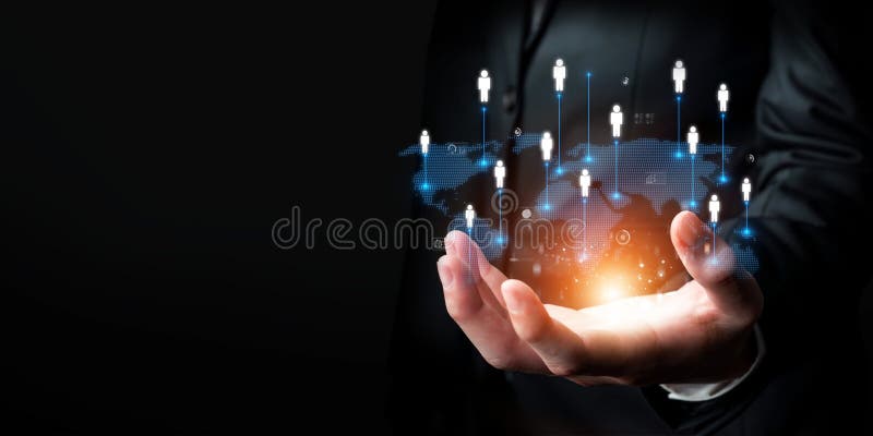 Expanding Opportunities People Networking for Business Success FaaS stock photography