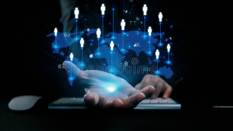 Expanding Opportunities People Networking for Business Success UUID royalty free stock photos