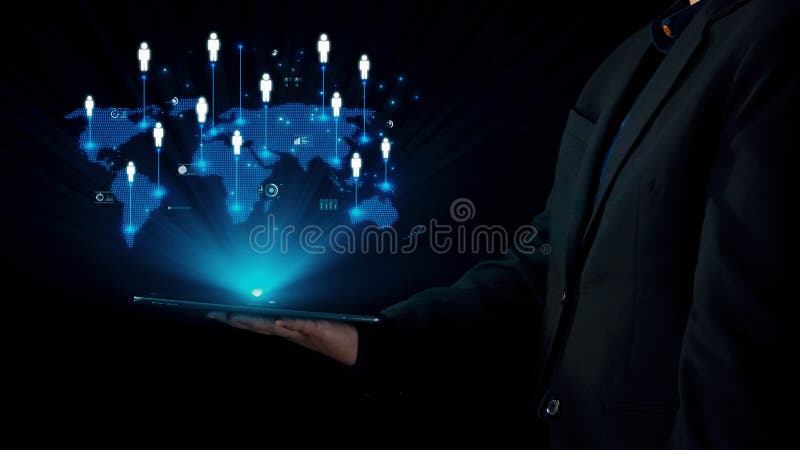 Expanding Opportunities People Networking for Business Success UUID royalty free stock photography