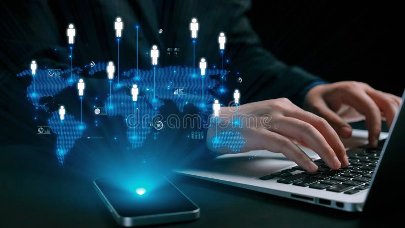 Expanding Opportunities People Networking for Business Success UUID stock photos