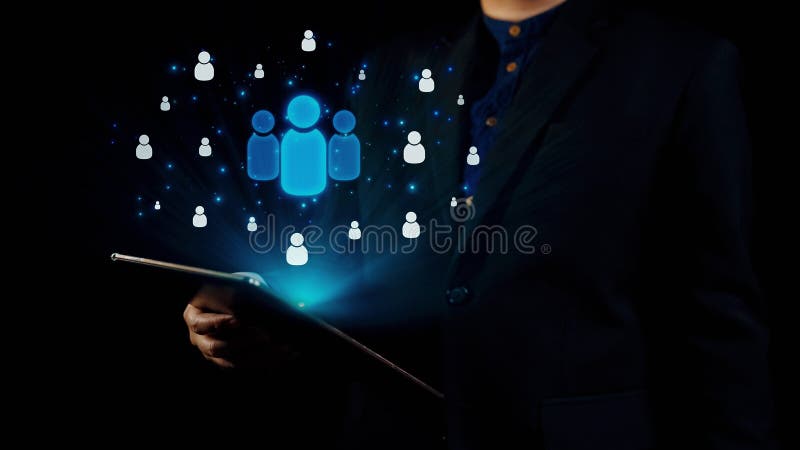 Expanding Opportunities People Networking for Business Success UUID stock image