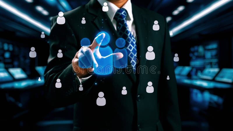 Expanding Opportunities People Networking for Business Success UUID stock images