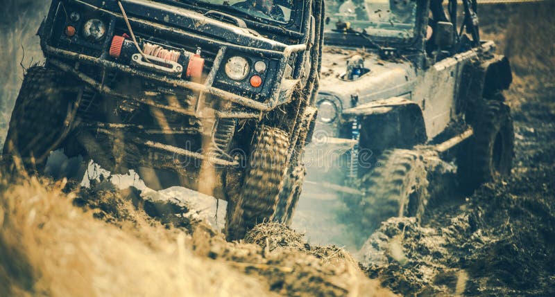 Expedición del rastro de Off Road imagen de archivo libre de regalías Expedición del rastro de Off Road imagen de archivo libre de regalías