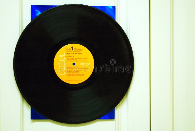 Expediente del LP del vinilo imagen de archivo Expediente del LP del vinilo imagen de archivo
