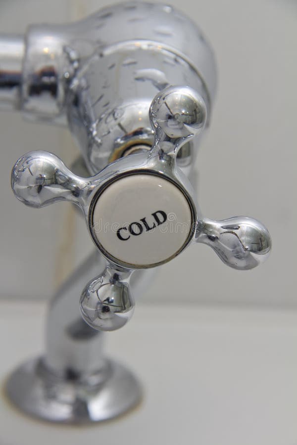 Expensive Chrome Cold Water Bath Tap Stock Image Image of hotel, bath