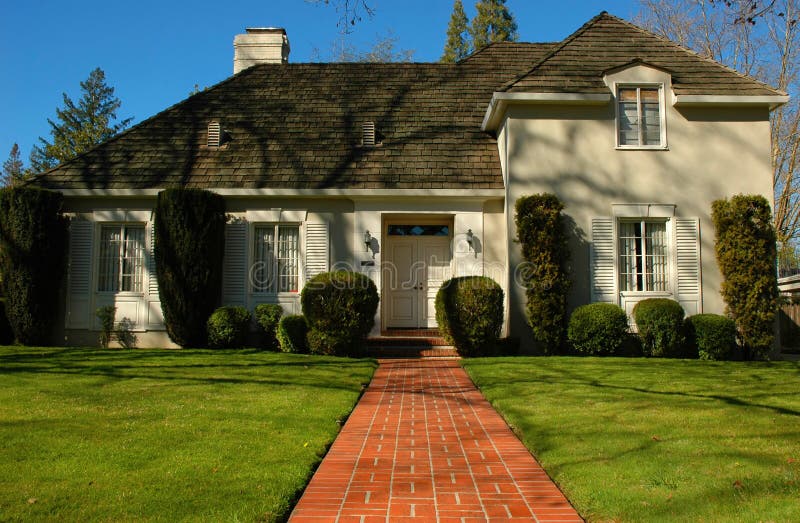 Expensive Home stock photo. Image of brick, home, expensive 524596