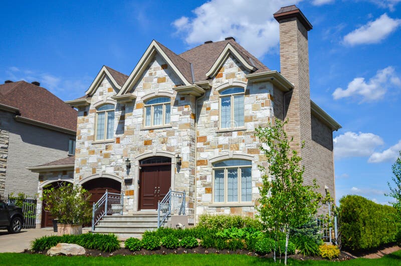 Colorful Victorian Houses in Square Saint Louis Montreal, Quebec